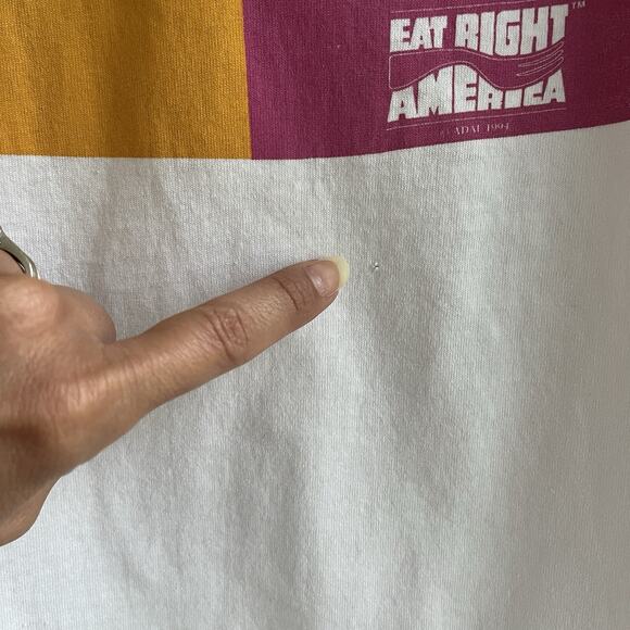 Vintage Best Fruit of the Loom single stitch graphic long sleeve tee white S: XL - Picture 8 of 9